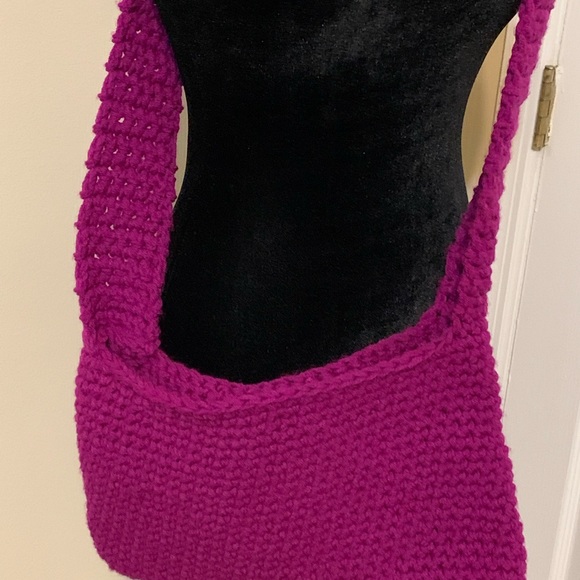 Crossbody Bag Handmade Crochet - Picture 6 of 16